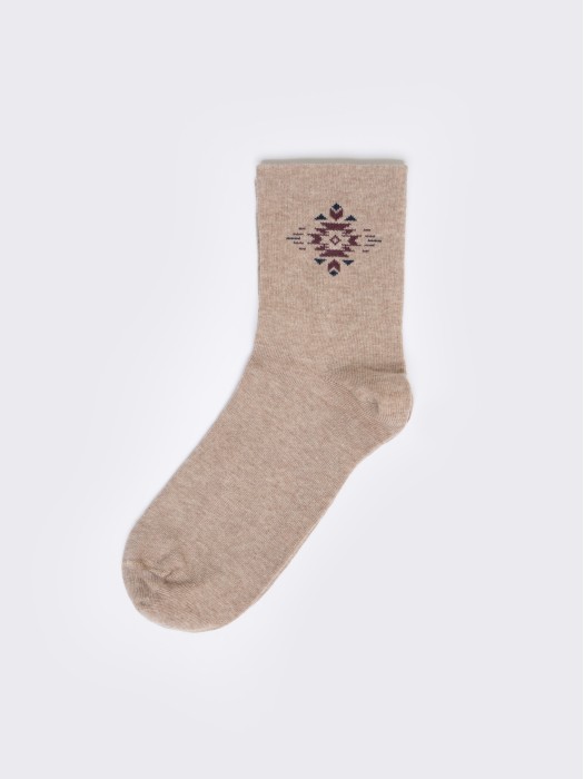Dámske ponožky pletené odevy AZTIKA 801